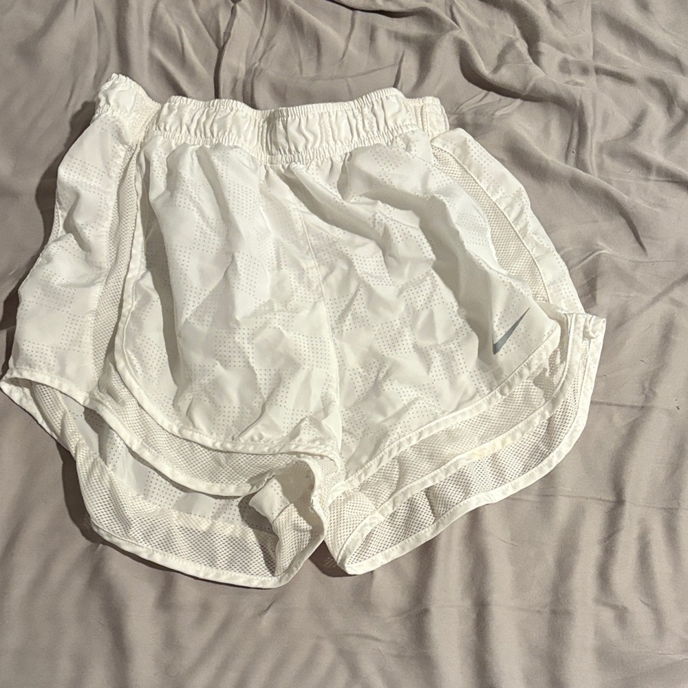 Nike White Athletic Shorts